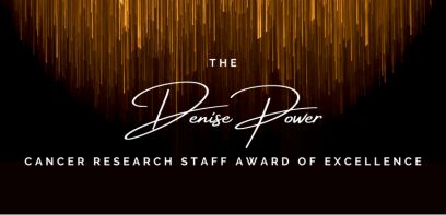 Gold sparklers light the background, and text appears stating Denise Power Award